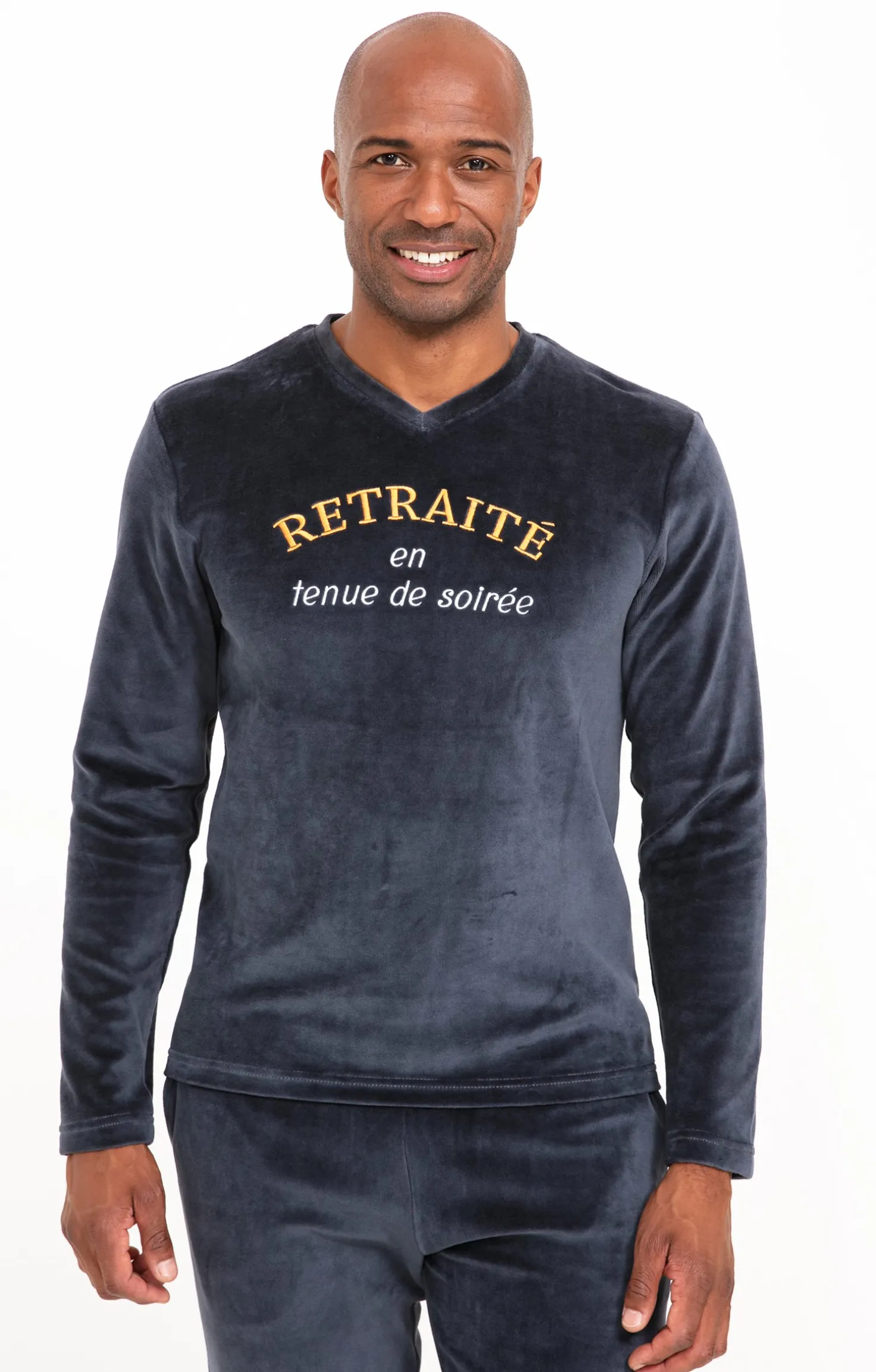 Pyjama long retraité -
