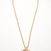 Ras de cou pendentif 3 anneaux -
