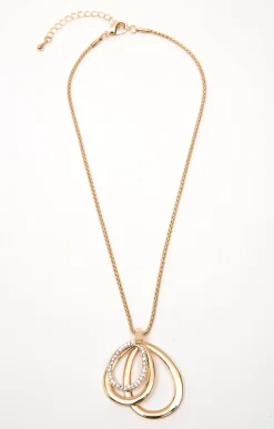 Ras de cou pendentif 3 anneaux -