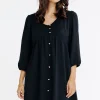 Robe doublée avec boutons coeur -