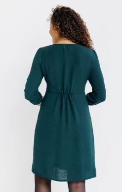 Robe doublée avec boutons coeur -