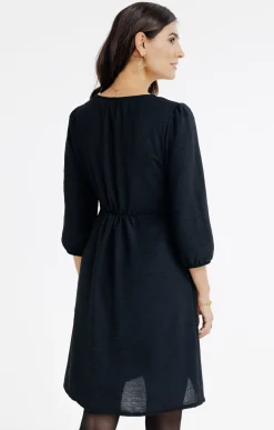 Robe doublée avec boutons coeur -