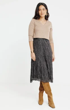 ROBE 2EN1 DOUBLEE MAILLE -