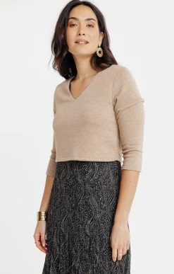 ROBE 2EN1 DOUBLEE MAILLE -