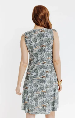 Robe en maille plissée -