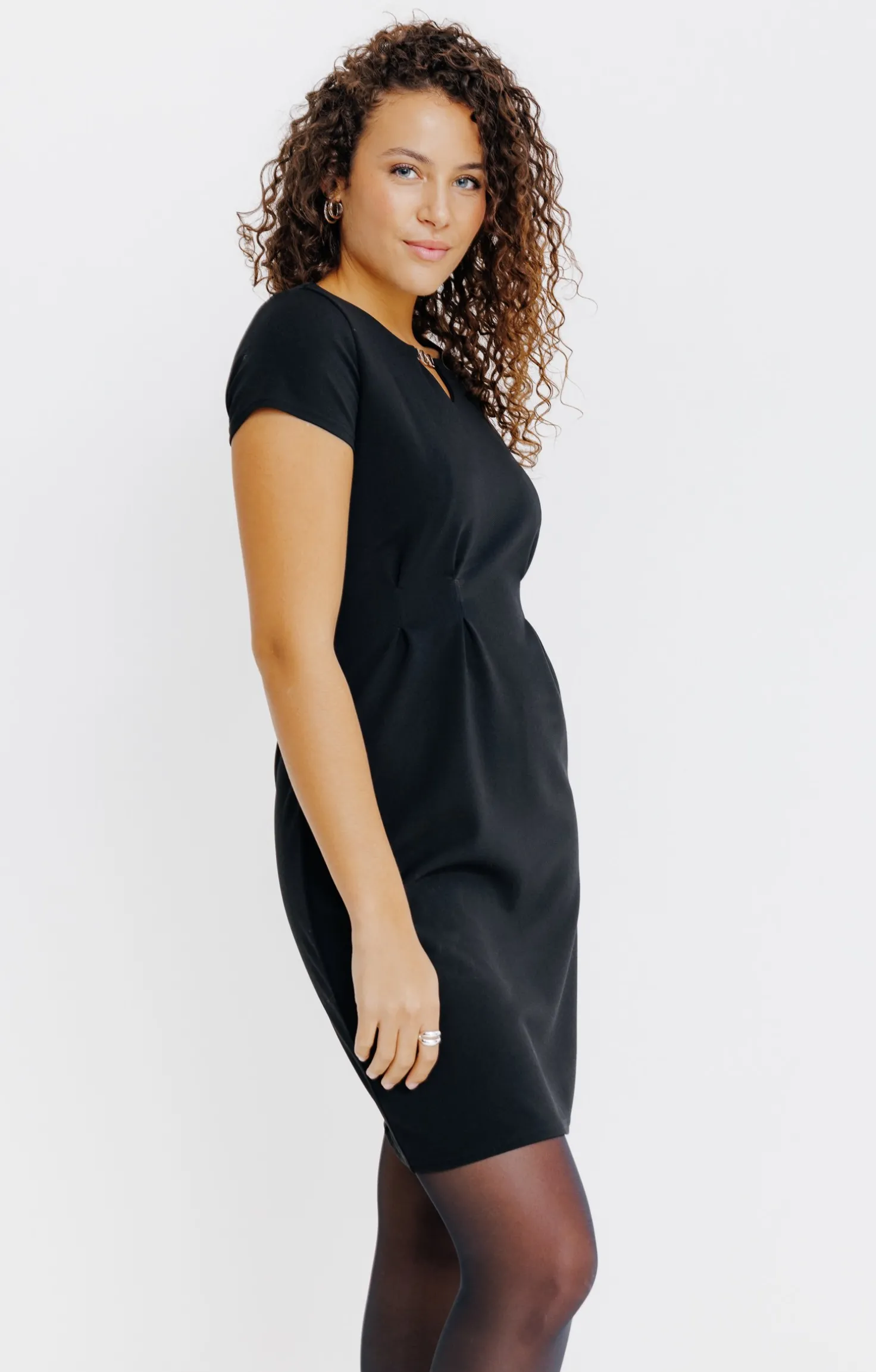 ROBE EN MAILLE STRUCTURE -