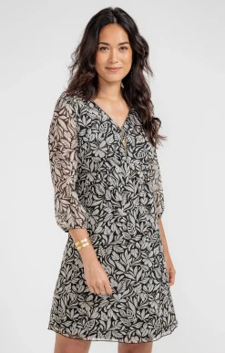 Robe élastiquée dos -
