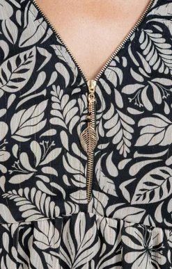 Robe élastiquée dos -