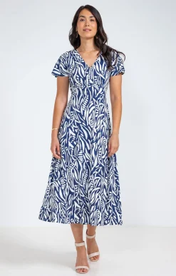 Robe longue en maille -