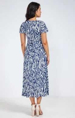 Robe longue en maille -