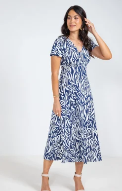 Robe longue en maille -