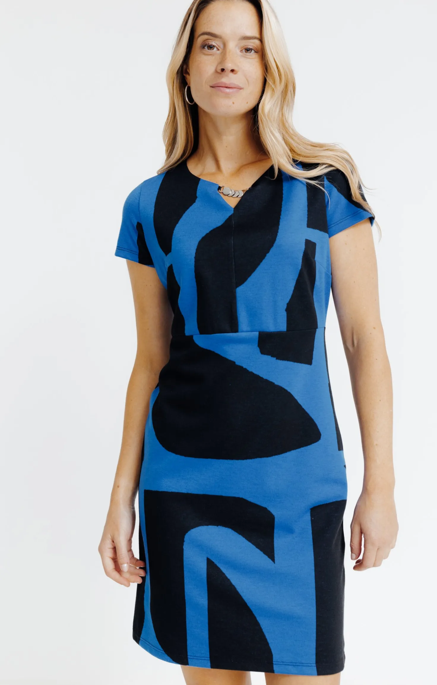 Robe maille jacquard -