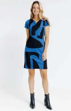 Robe maille jacquard -