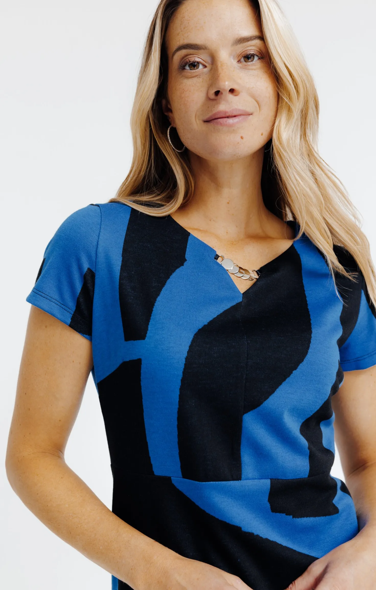 Robe maille jacquard -