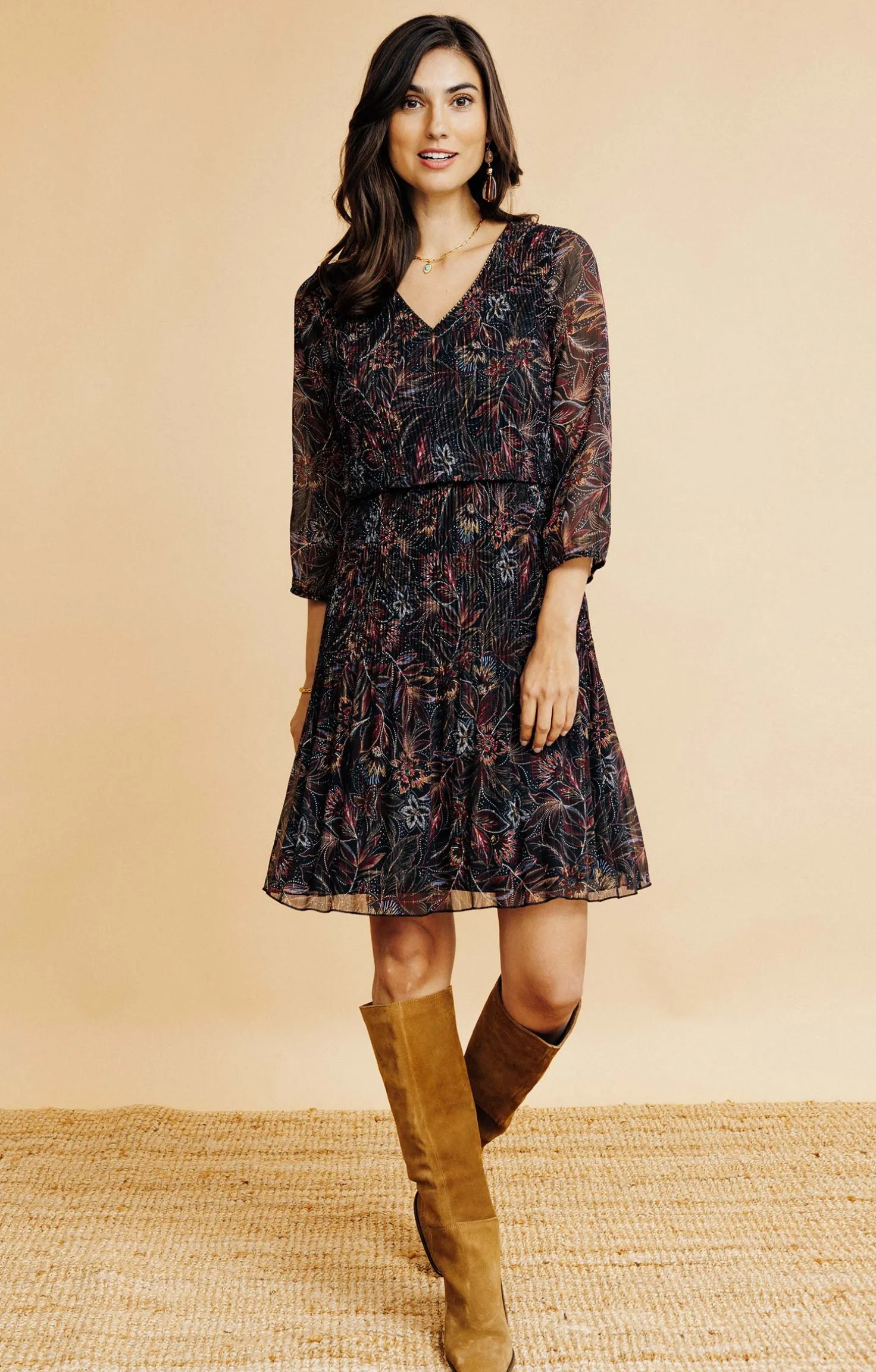 Robe plissée -