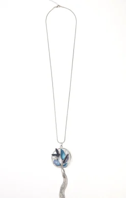 Sautoir avec pendentif cercle -
