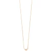 Sautoir pendentif feuille -