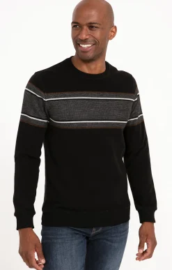 Sweat manches longues Raye Front -