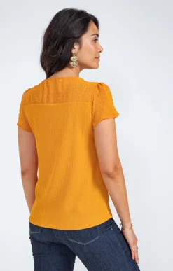 Tee-shirt bimatière -
