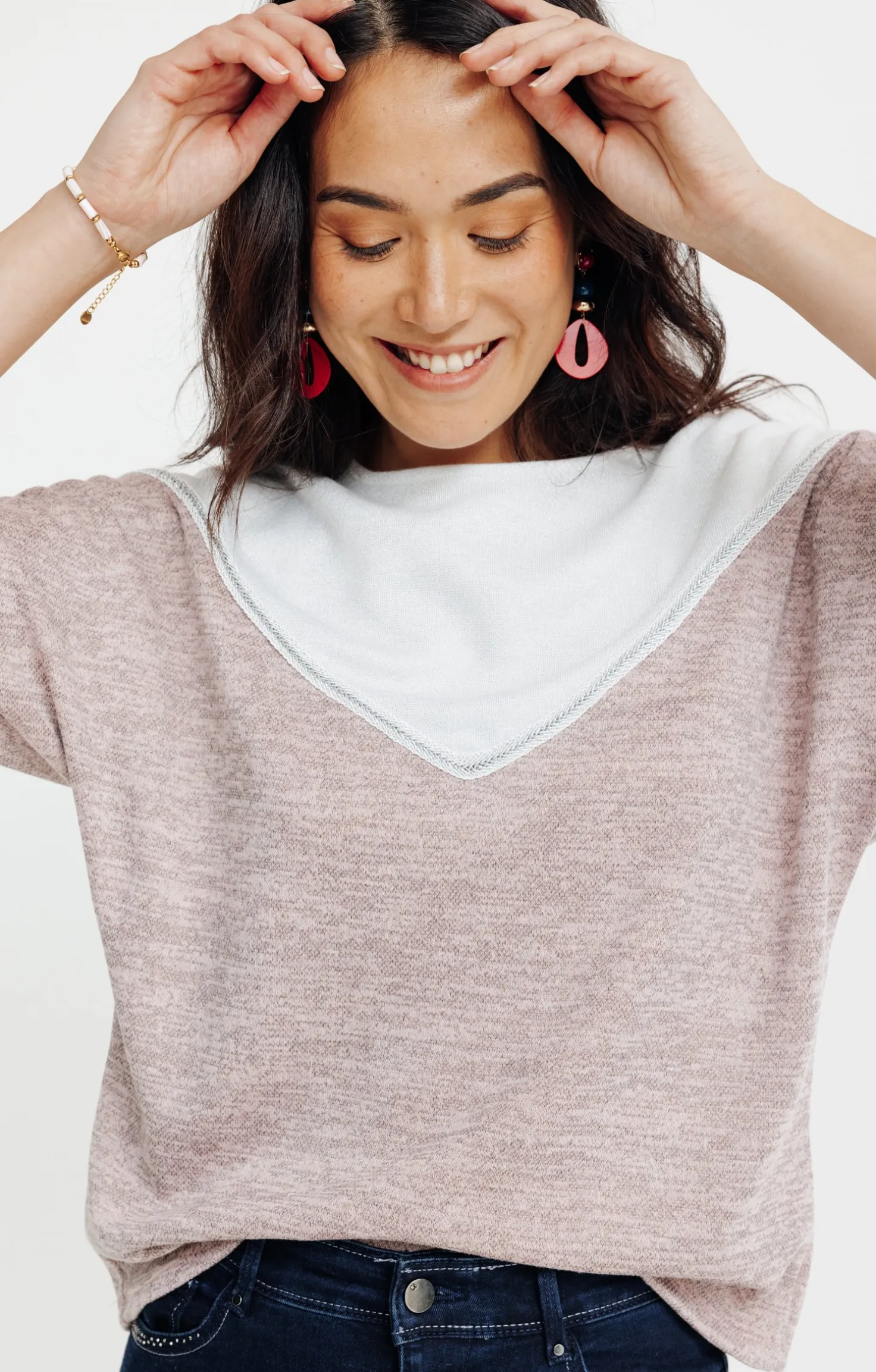 Tee-shirt chaud manches souris -
