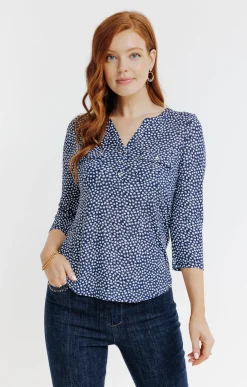 Tee-shirt col mao -