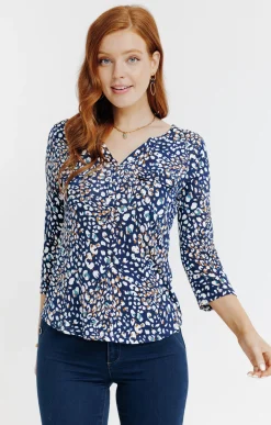 Tee-shirt col mao -