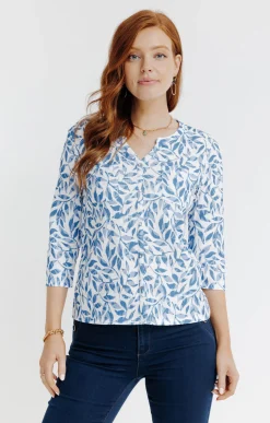 Tee-shirt col mao -