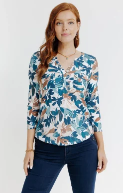 Tee-shirt col mao -