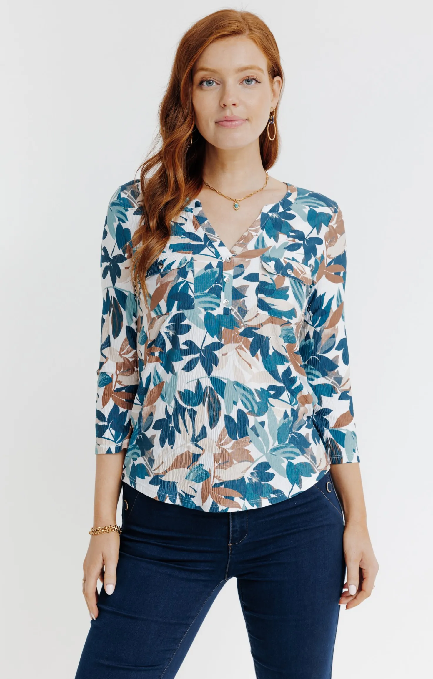 Tee-shirt col mao -