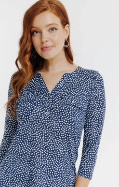 Tee-shirt col mao -