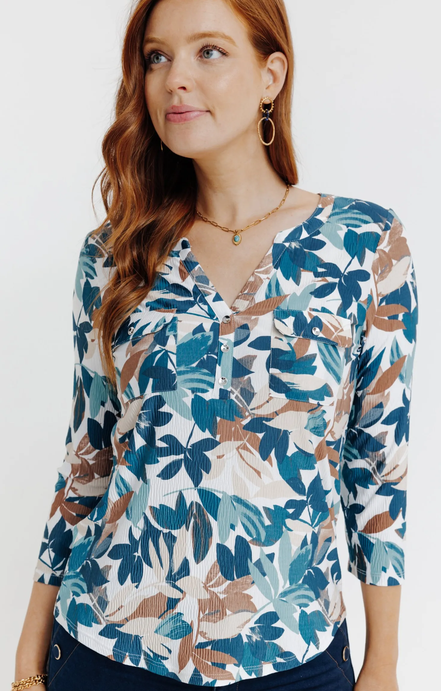 Tee-shirt col mao -