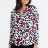 TEE-SHIRT COL POLO IMPRIME LETTRES -