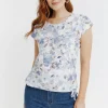 Tee-shirt col rond imprimé -