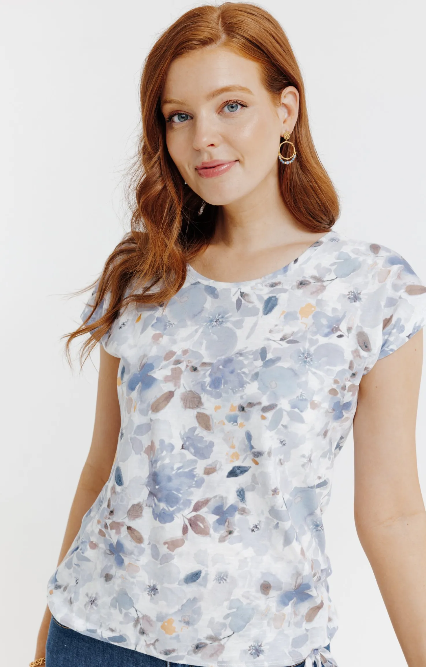 Tee-shirt col rond imprimé -