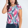 Tee-shirt col rond nouette -