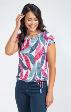 Tee-shirt col rond nouette -