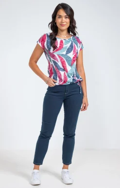 Tee-shirt col rond nouette -