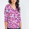 Tee-shirt col V -