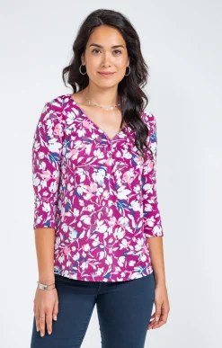 Tee-shirt col V -