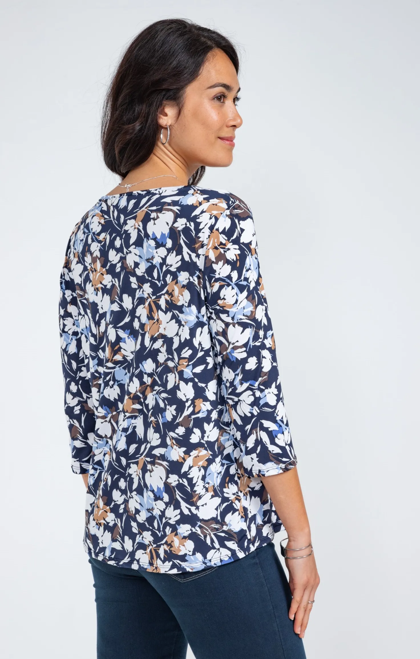 Tee-shirt col V -