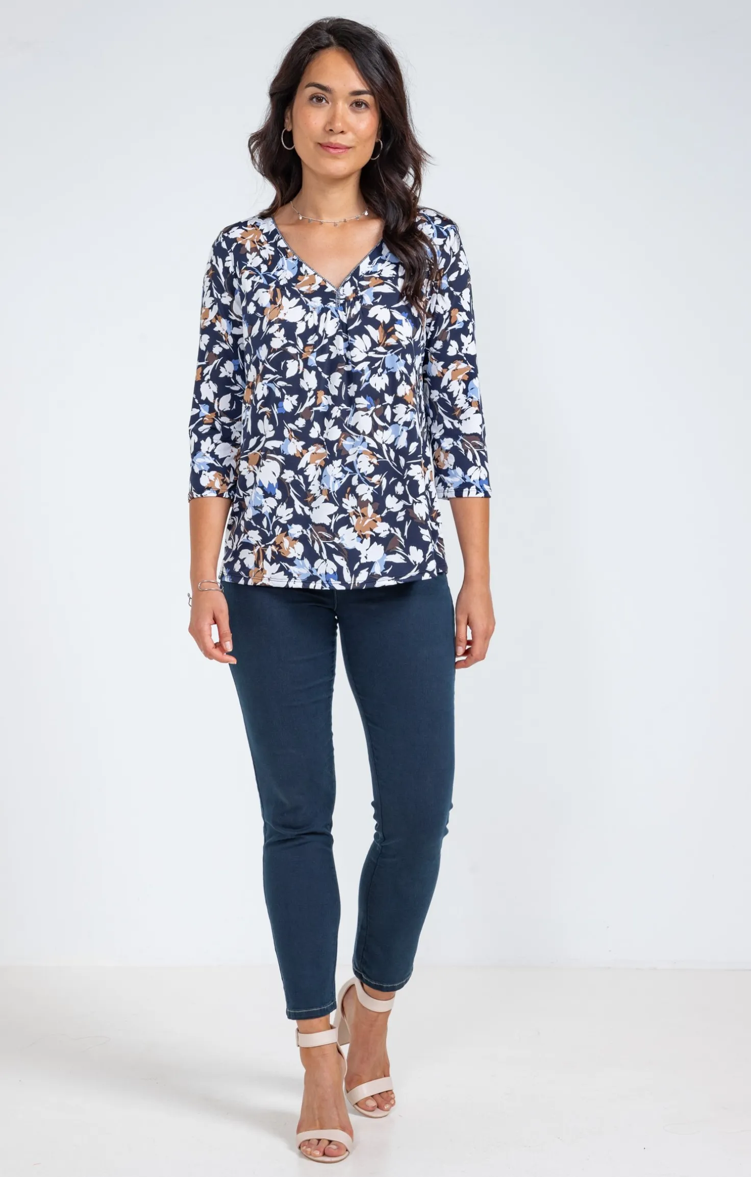 Tee-shirt col V -