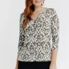 Tee-shirt hiver imprimé arabesque -