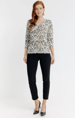 Tee-shirt hiver imprimé arabesque -