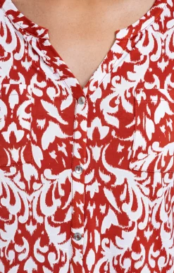 Tee-shirt hiver imprimé arabesque -