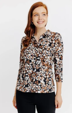 Tee-shirt imprimé esprit chemise -