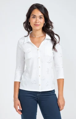 Tee-shirt imprimé foil -
