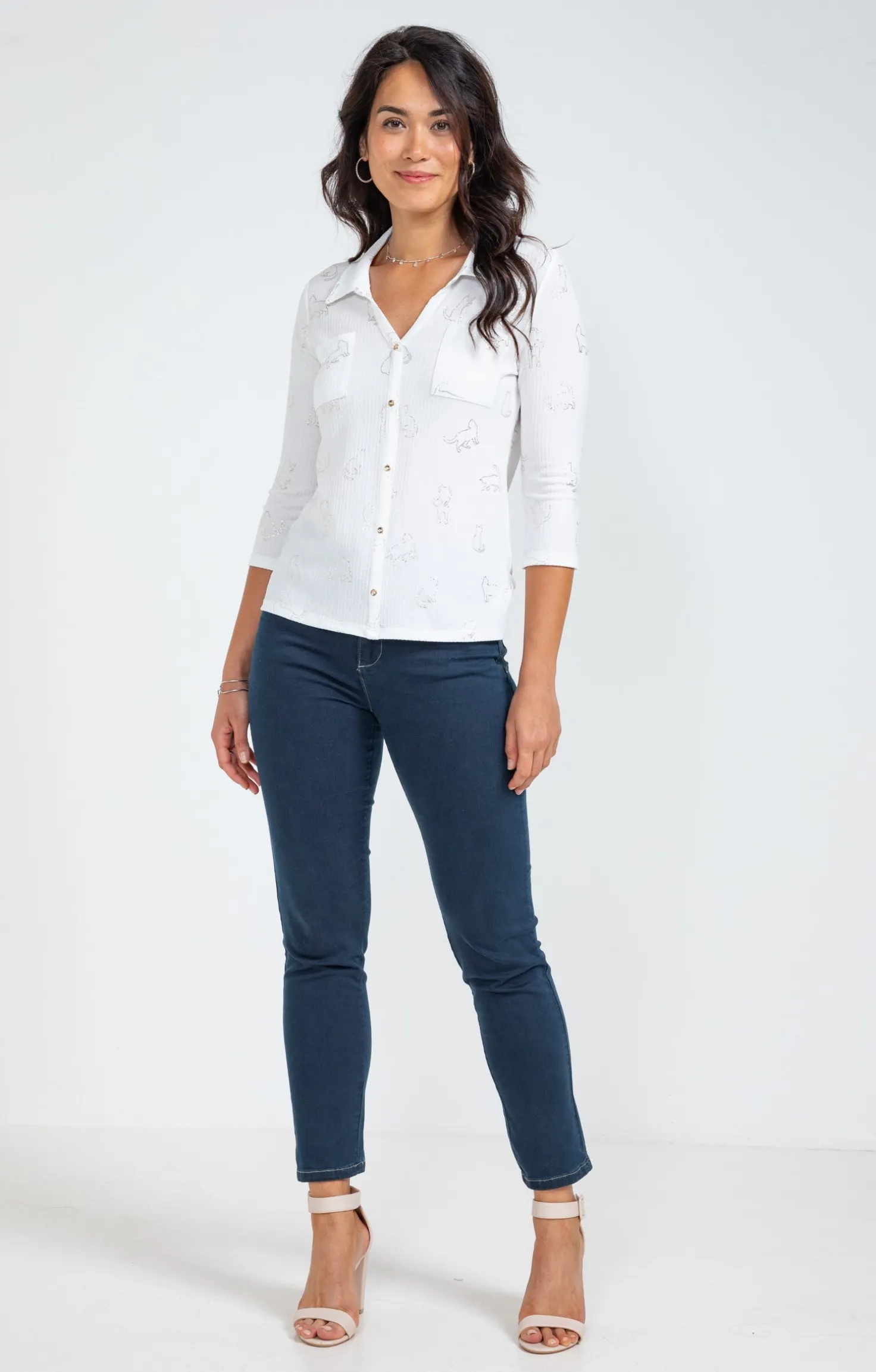 Tee-shirt imprimé foil -