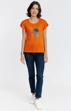Tee-shirt imprimé strass -