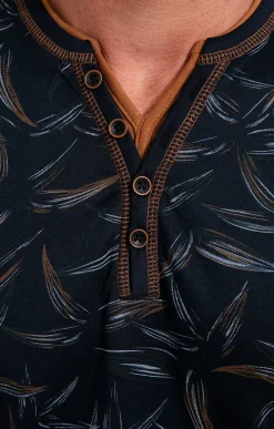 Tee-shirt manches courtes Black Leaf -