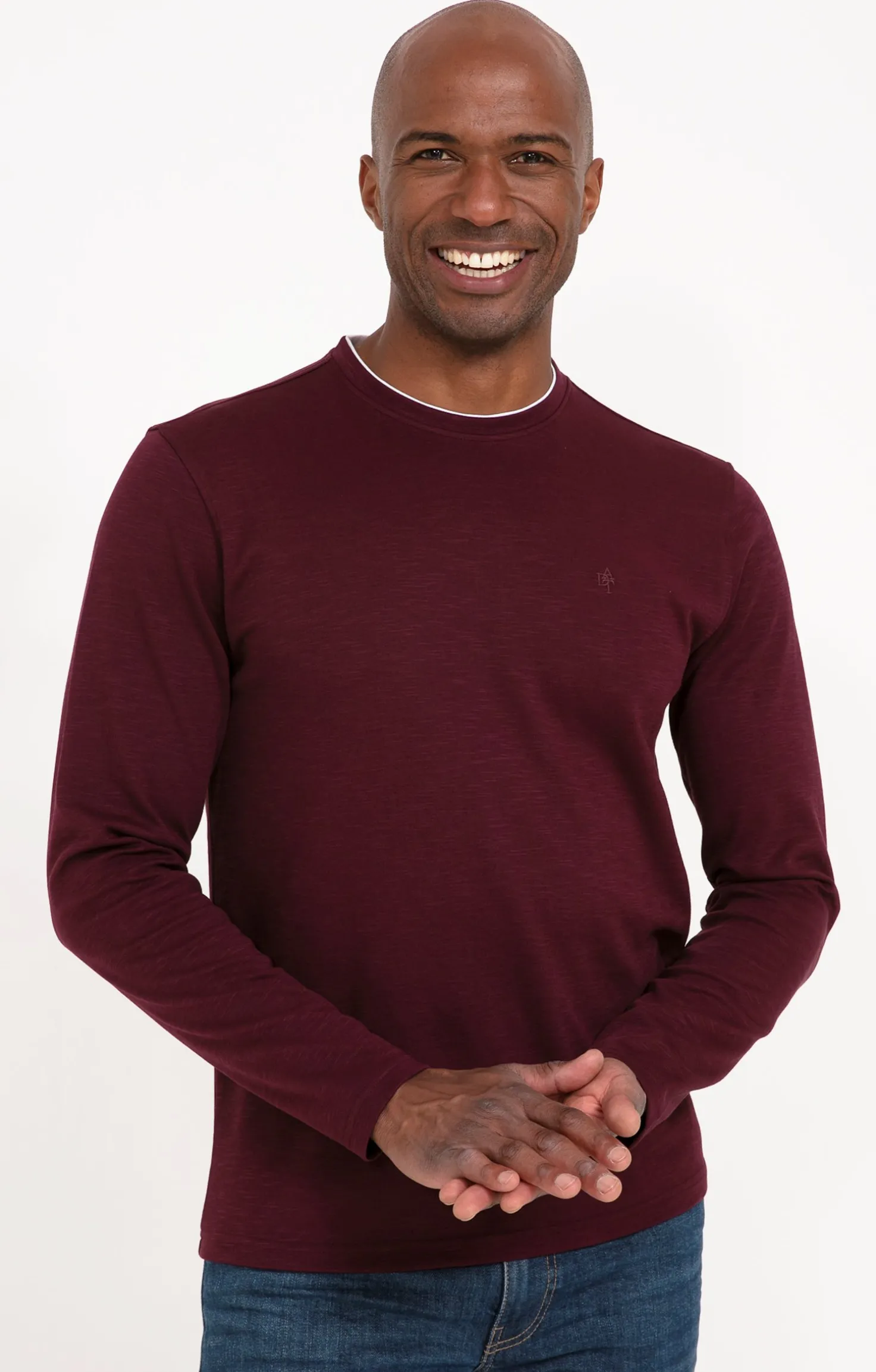 Tee-shirt manches longues Slub interlock -